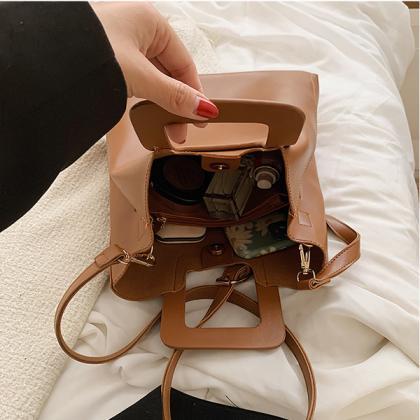 Simple Large Capacity Handbag Bag \ Fashion Retro..