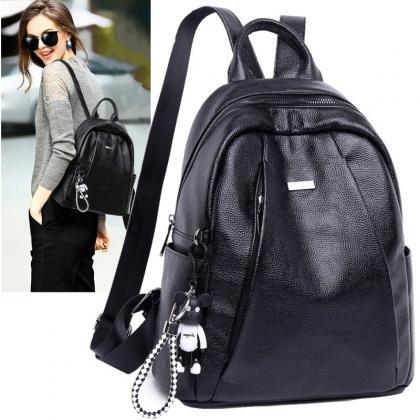 Backpack 2020 Leather Cowhleather Backpack Korean..
